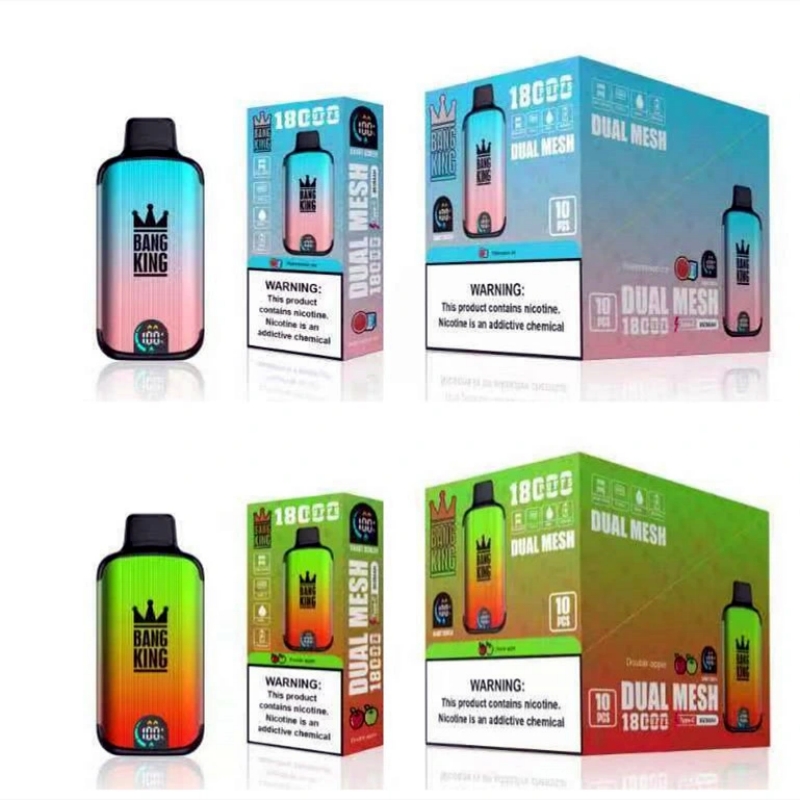 Bang box 18000 puffs Smart Screen original Disposable E-cigarettes Vape 0% 2% 3% 5% 25ml Prefilled Pod 650mah Rechargeable Battery Pen vs air bar bang king pulse 15000