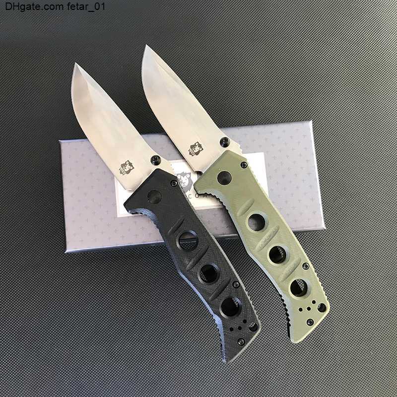 Liome 273 Tactical Folding Knife G10 Handle Stone Washing Blade Outdoor Camping Saber Survival Pocket Knives