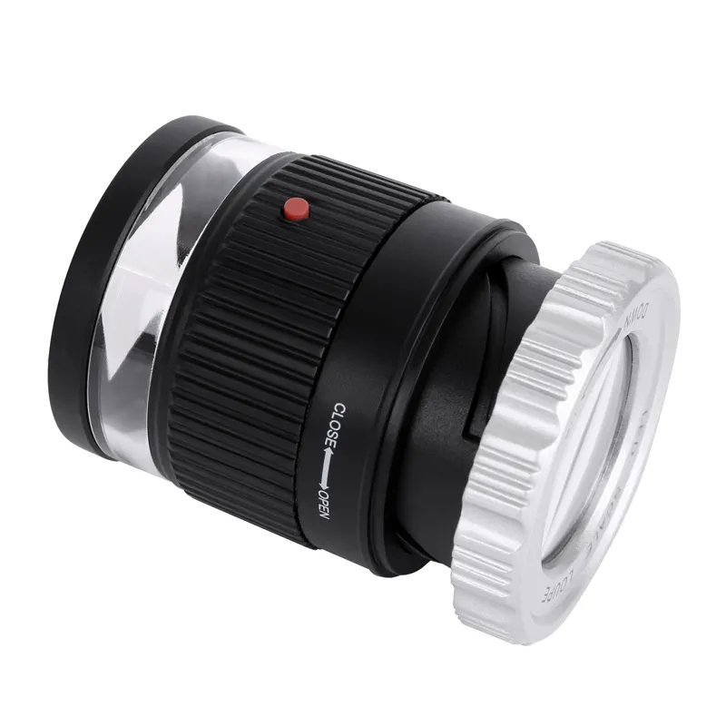 Onarım Araçları Kitleri Takı Loupe ile 3 LED UV Işık Optik Cam Lens Büyütme 30x Büyüteç okumak için Magnifing T223X