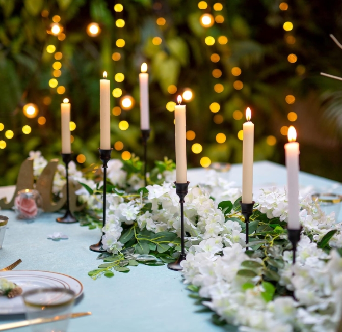 Ställ in europeisk stil metallljushållare enkla gyllene bröllopsdekoration bar fest vardagsrum dekor heminredning ljusstake