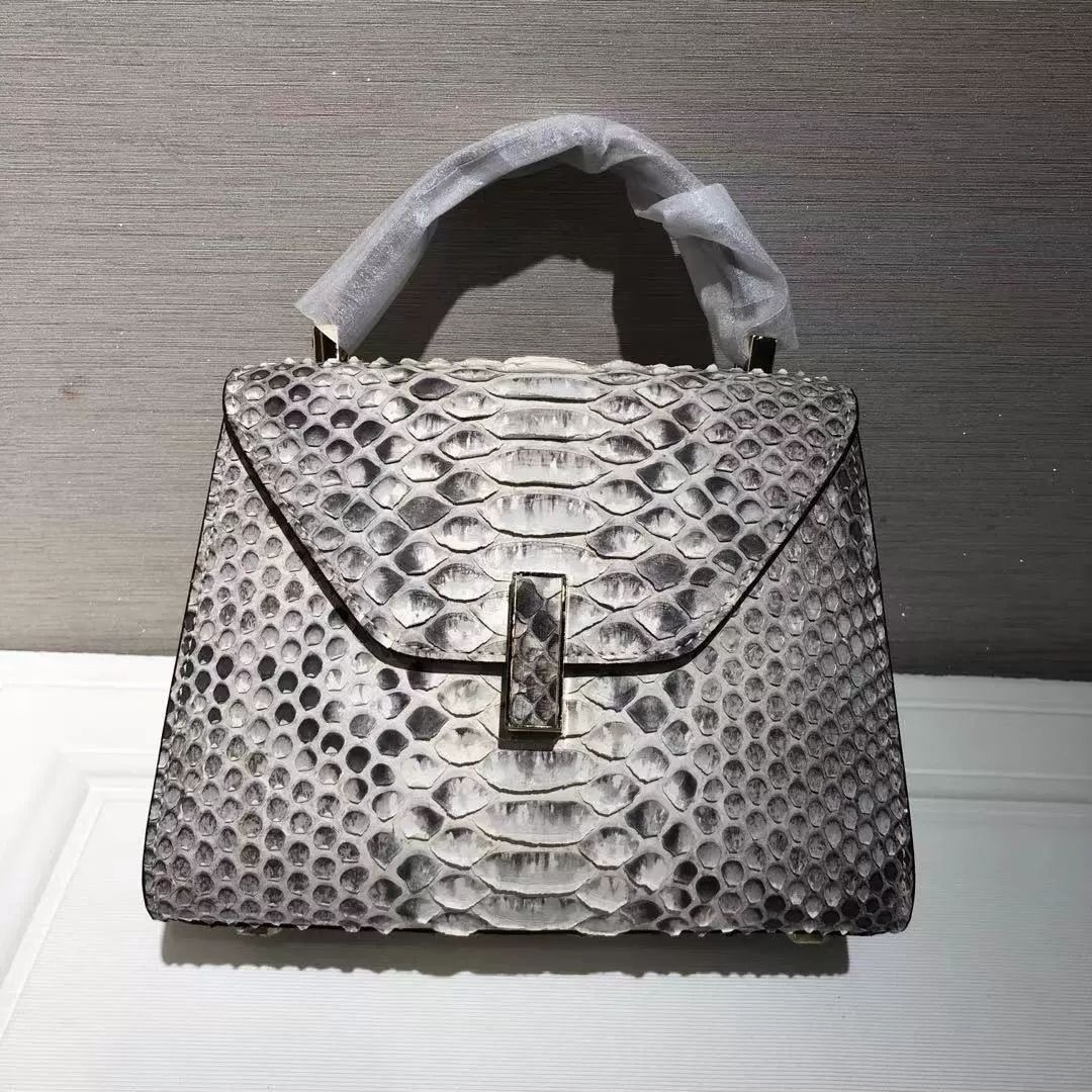 Super meilleure qualité de la qualité réelle Snake réel réel en cuir authentique Animal serpentin Modèle à main neuf Poux de poche cosmétique Box Tote Box M23199 M47126 M48813 M44840 M46816