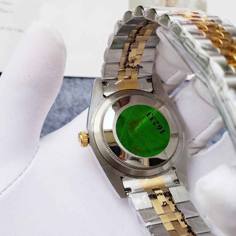 Nuovo arrivo viola 36mm orologio President Diamond donna orologi in acciaio inossidabile polso meccanico automatico da donna più basso Gift278P