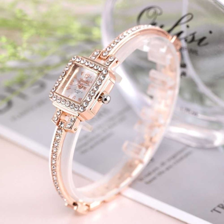 TOP5 Brand Luxury Bracelet Watch Women Watches Rose Gold Women Watch Diamond Ladies Watch Clock Relogio Feminino Reloj Mujer H10123306