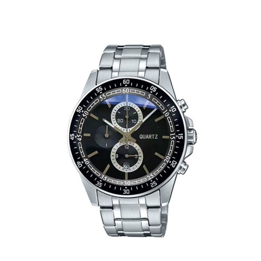 Reloj para hombre Cronógrafo Movimiento de cuarzo Relojes Dial azul Relojes de pulsera casuales de negocios Orologi di lusso Reloj masculino Reloj deportivo WATC202O