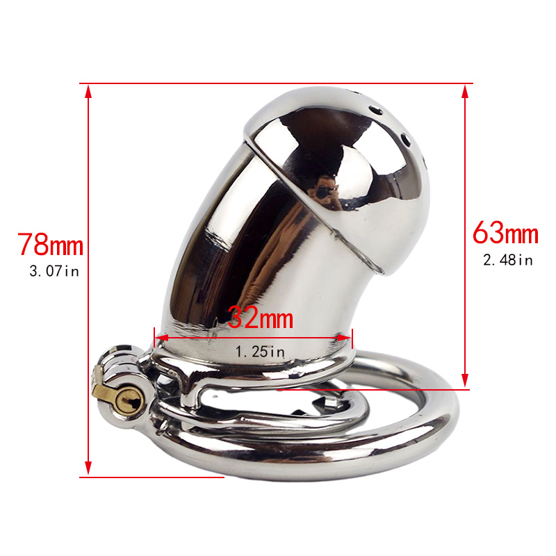 Anti off Spiked ring Male chastity device with catheter stainless steel penis lock chastity urethral penis ring chastity belt Sex toy man