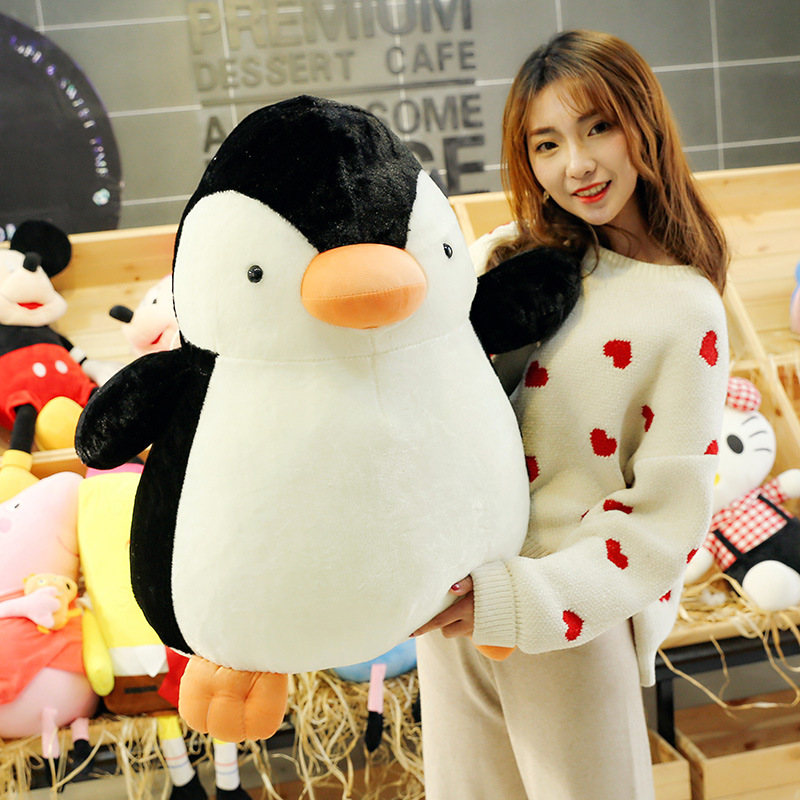 2024 Dorimytrader Kawaii Fat Animal Penguin Plush Toy Giant Stuffed Animals Penguins Doll for Baby Gift 28inch 70cm