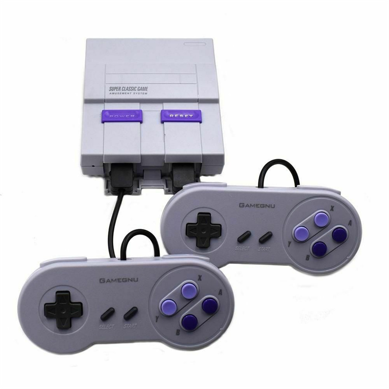 عالي الجودة حنين لاعب مضيف Super Snes SFC660 Mini HD TV Video Wii Console 8 Bit Dual Gamepad Support لتنزيل وتوفير Dropshiping