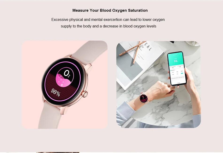 Horloges Xiaomi Kieslect Vrouwen Smart Horloge L11 Hartslag Bloed Zuurstof Monitor Smartwatch Vrouwelijke Wateproof Sport Fitness Horloges