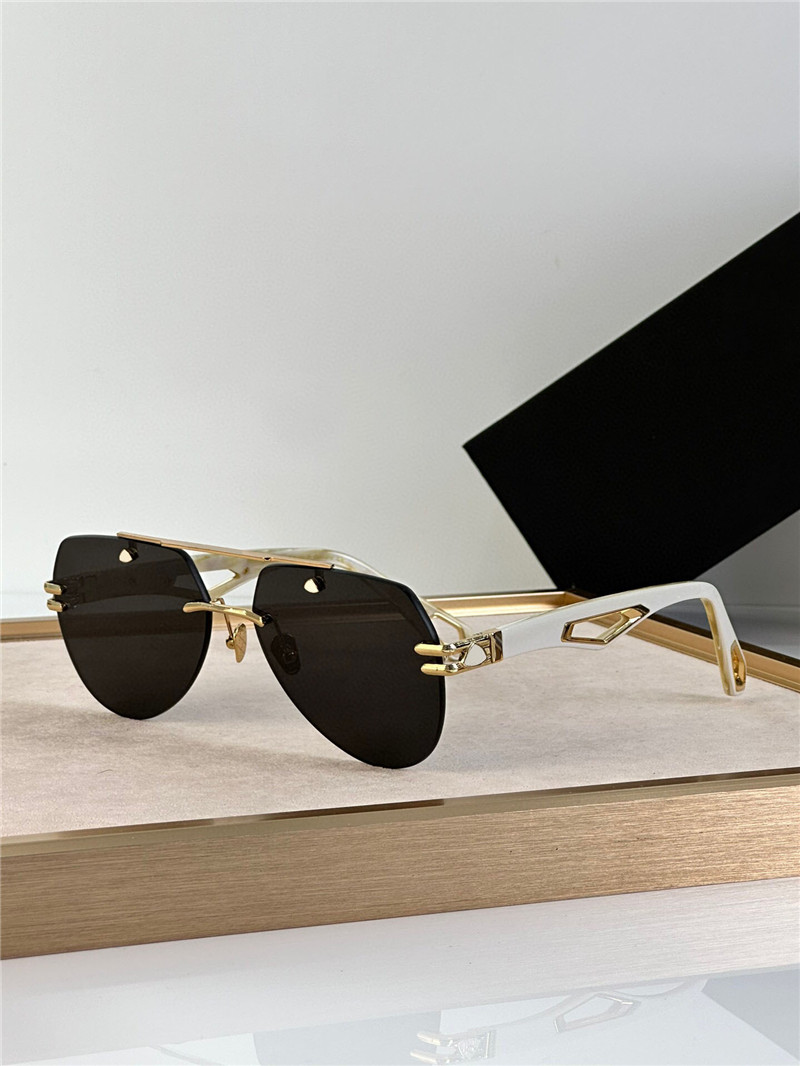 Top men fashion design sunglasses THE ENDEN exquisite K gold frame rimless lens simple and popular style high-end outdoor uv400 protection glasses