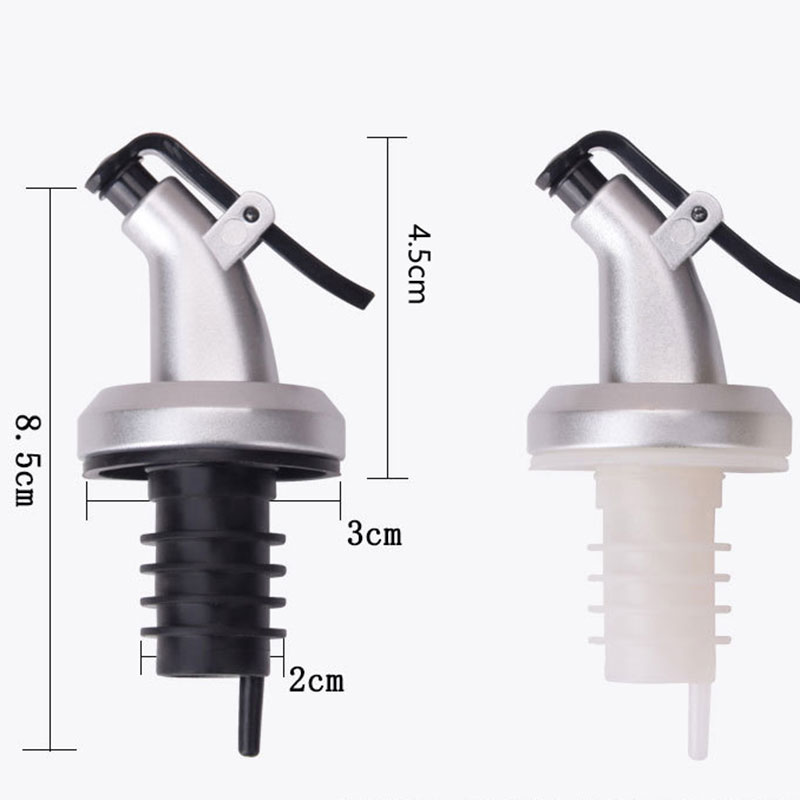 올리브 오일 병 분무기 와인 붓기 소스 소스 보트 노즐 주류 오일 디스펜서 ASB 잠금 누출 방지 플러그 병 스토퍼 주방 도구 Z131