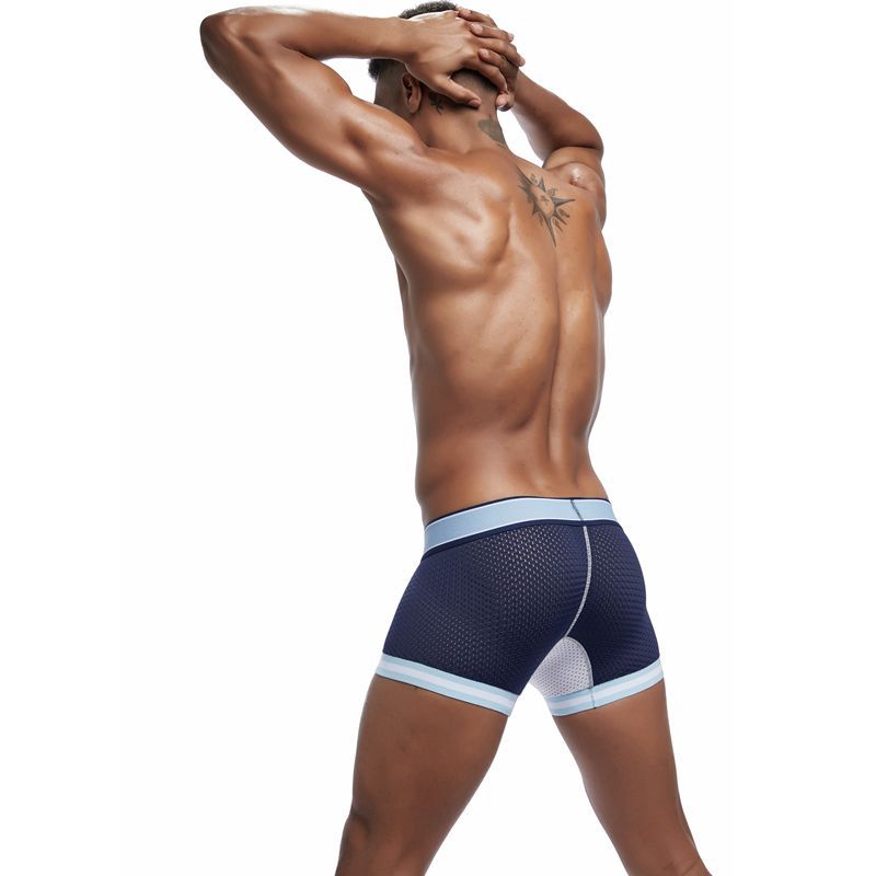 Jockmail Brand ملابس داخلية Men Boxer Mesh Sexy Interpants Cotton Cotton Pants Panties JM401