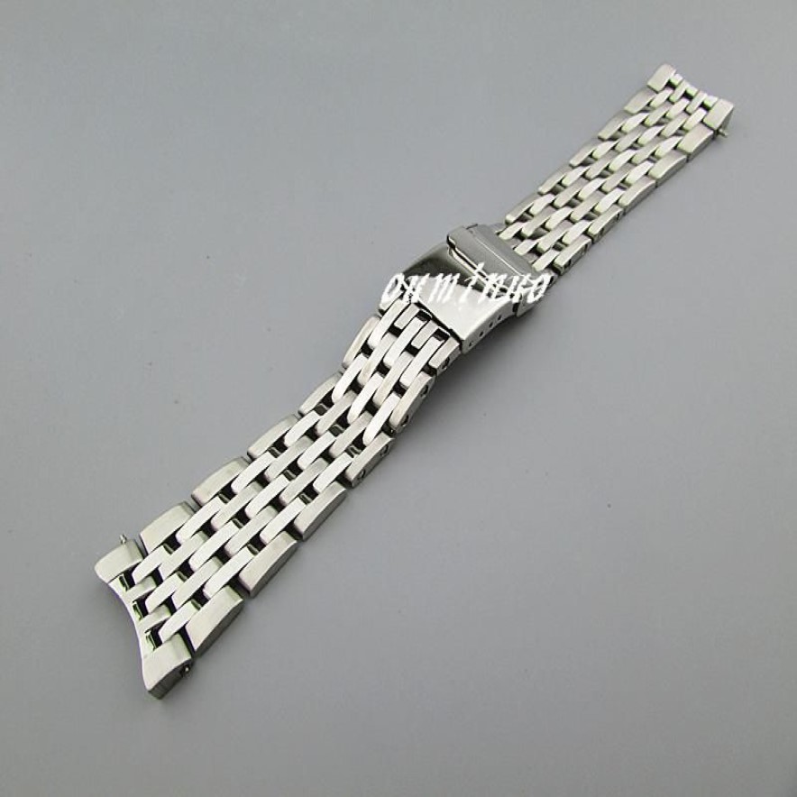 Bracelets de montre à extrémité incurvée brossée, polissage SS de haute qualité, 22mm, pour Breitling Watch287Y