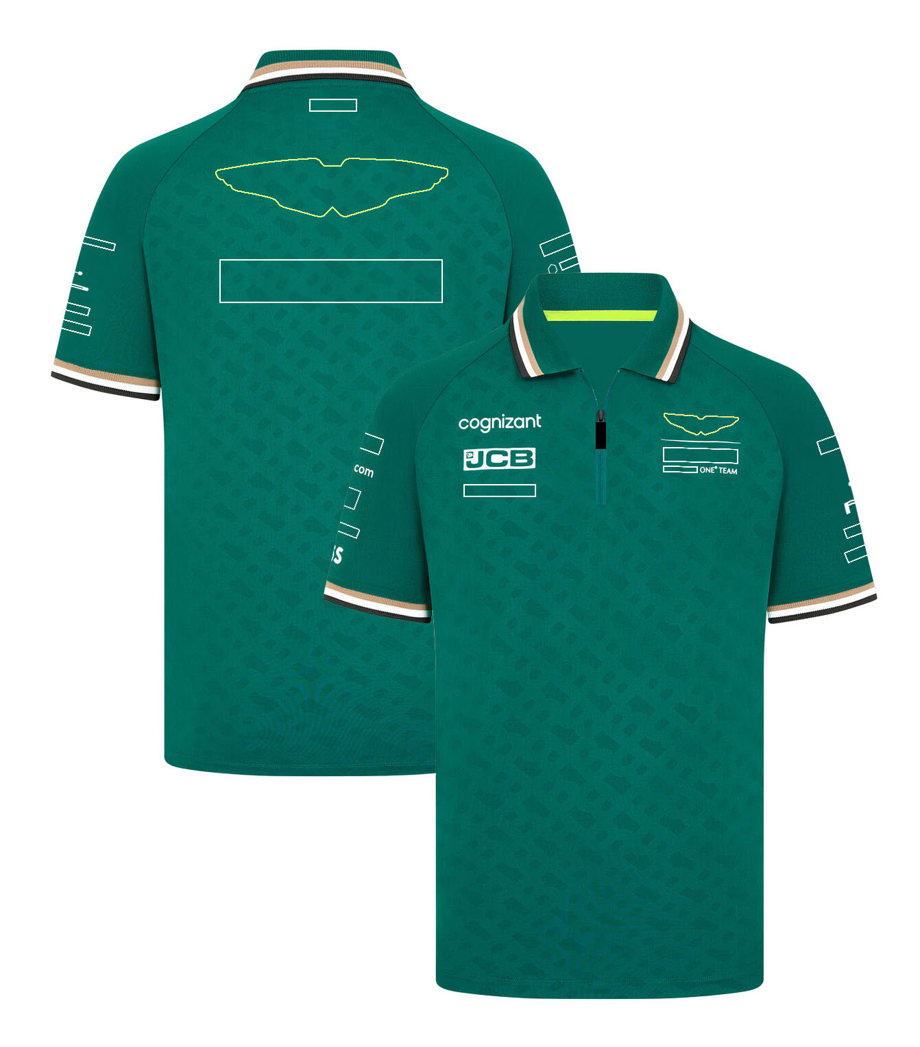 F1 2024 Official Team Driver T-shirt Formula 1 Racing Polo Shirt Short Sleeve Same Fans Summer Fashion Green Jersey T-shirt Custom