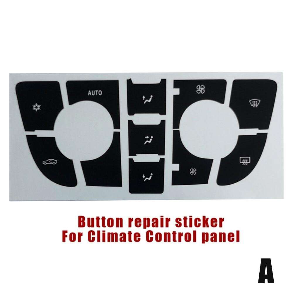 Upgrade Button Repair Sticker For Opel Astra J Air Conditioning Climate Controller CD Radio Control Panel Car Accessories Upgrade