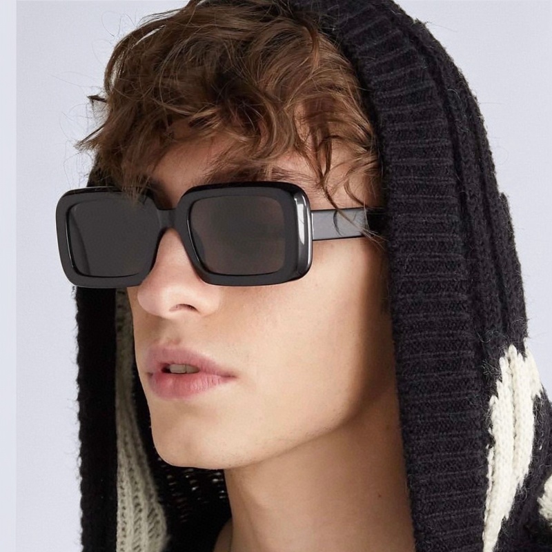 A027 Hot Trend Luxury Designer Sunglasses for Man High Quality Fashion UV Square Steampunk Sun Glases女性