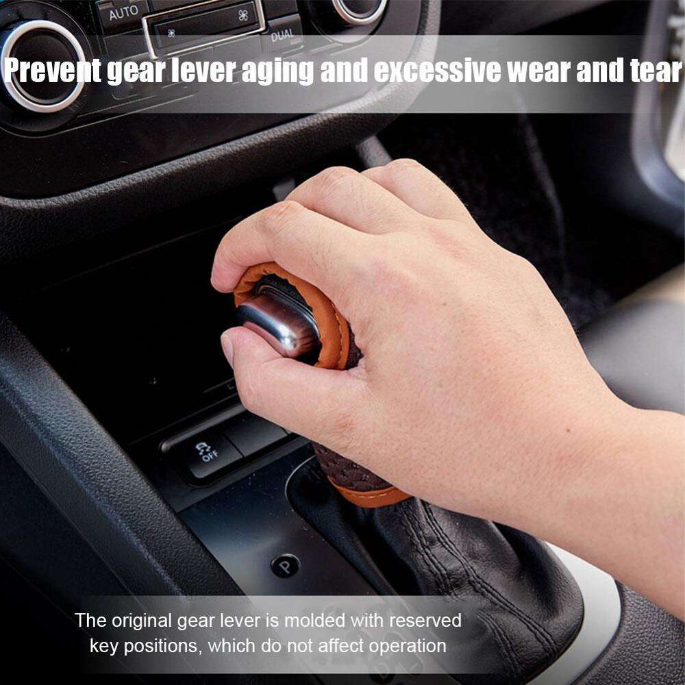 Upgrade Universal Shift Knob - Non-Slip Grip Handle Protective Cover For Gear Shift, Automatic Car Interior Accessories Upgrade