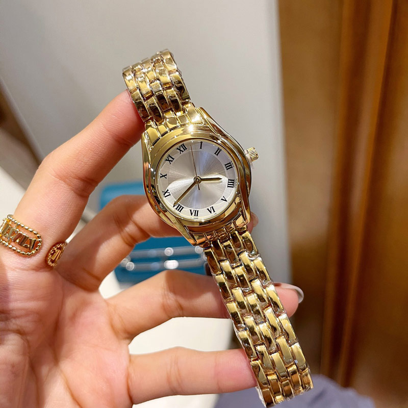 Reloj de lujo para mujer Gold Top Brand Designer Auto Date Just Banda de acero inoxidable Relojes para mujer Relojes de pulsera para damas Mujer Navidad Regalo del día de la madre de San Valentín