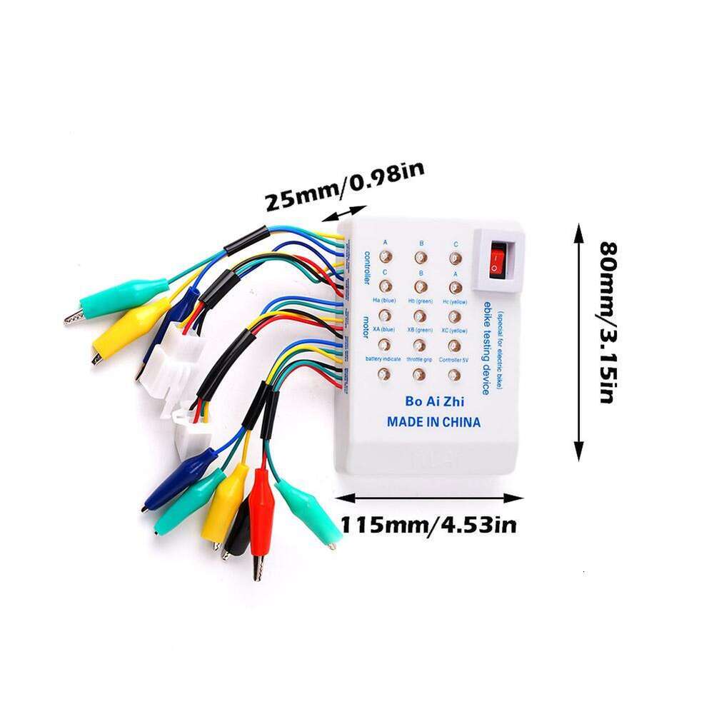 New Electromobile Repair Device Scooter Maintenance Brushless Motor Hall Controller Tester For 24V/36V/48V/60V/72V New