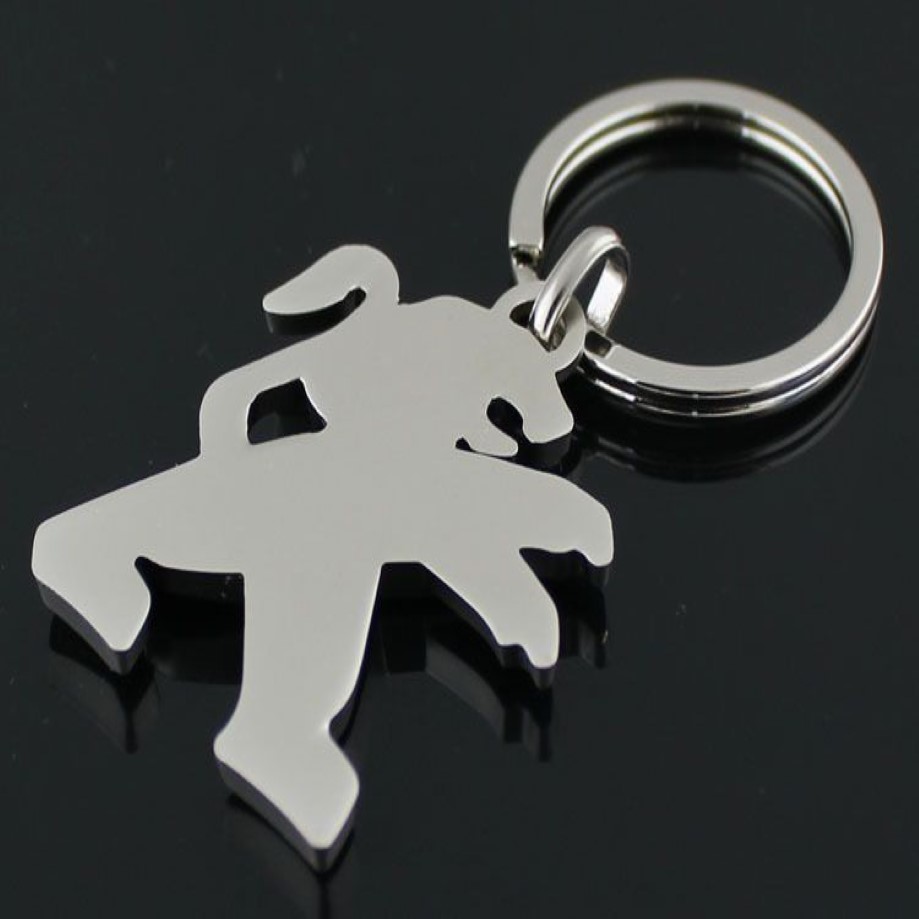 5st 3D Hollow Series Car Logo Keychain Key Chain Keyring Ring Keyring Key FOB For Peugeot 207 206 308 3008 408 508269P