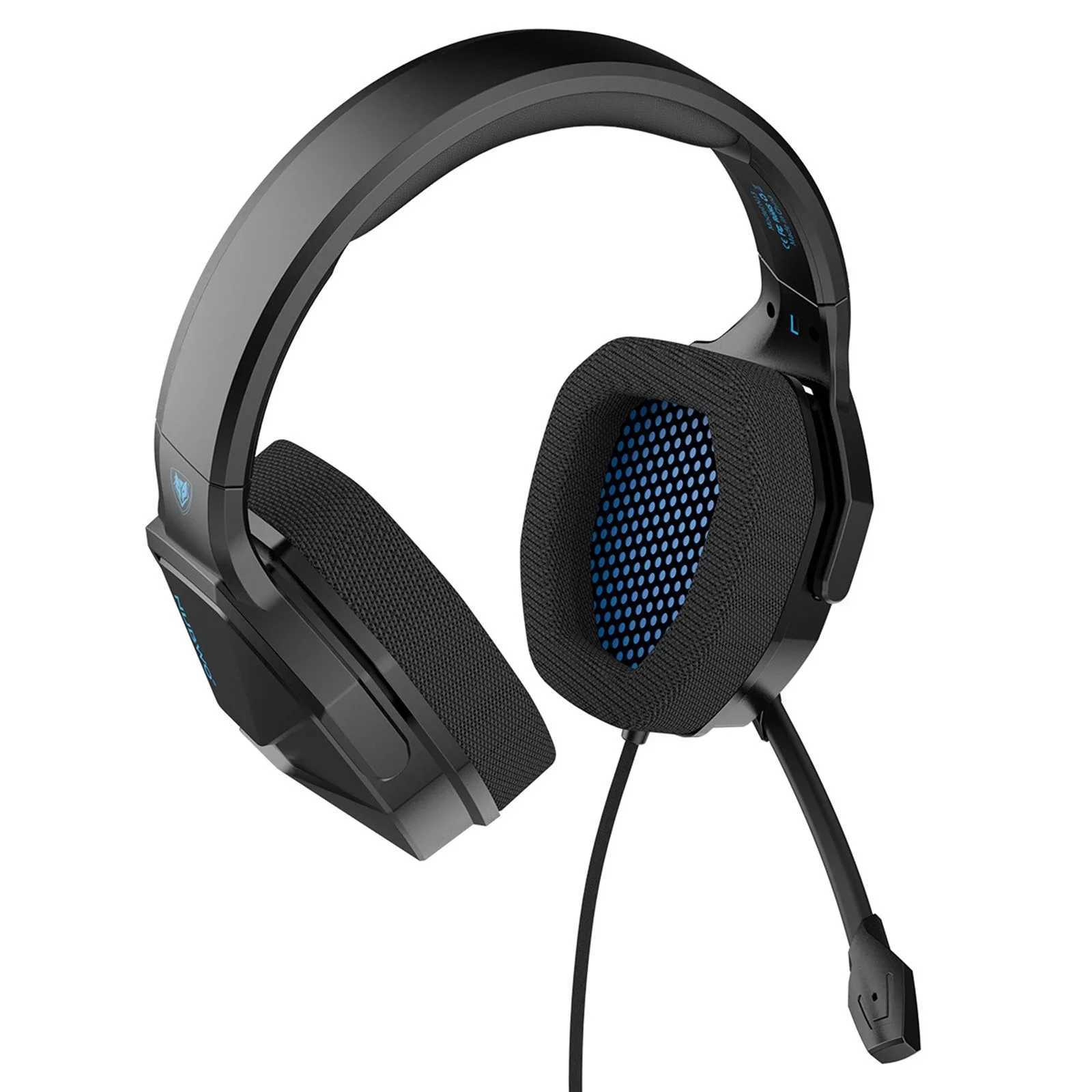 Handy-Kopfhörer NUBWO N13 3,5 mm kabelgebundene Gaming-Kopfhörer Over-Ear-Gaming-Headset, Geräuschunterdrückung mit Mikrofon-Lautstärkeregelung, kompatibel mit Xbox YQ240304
