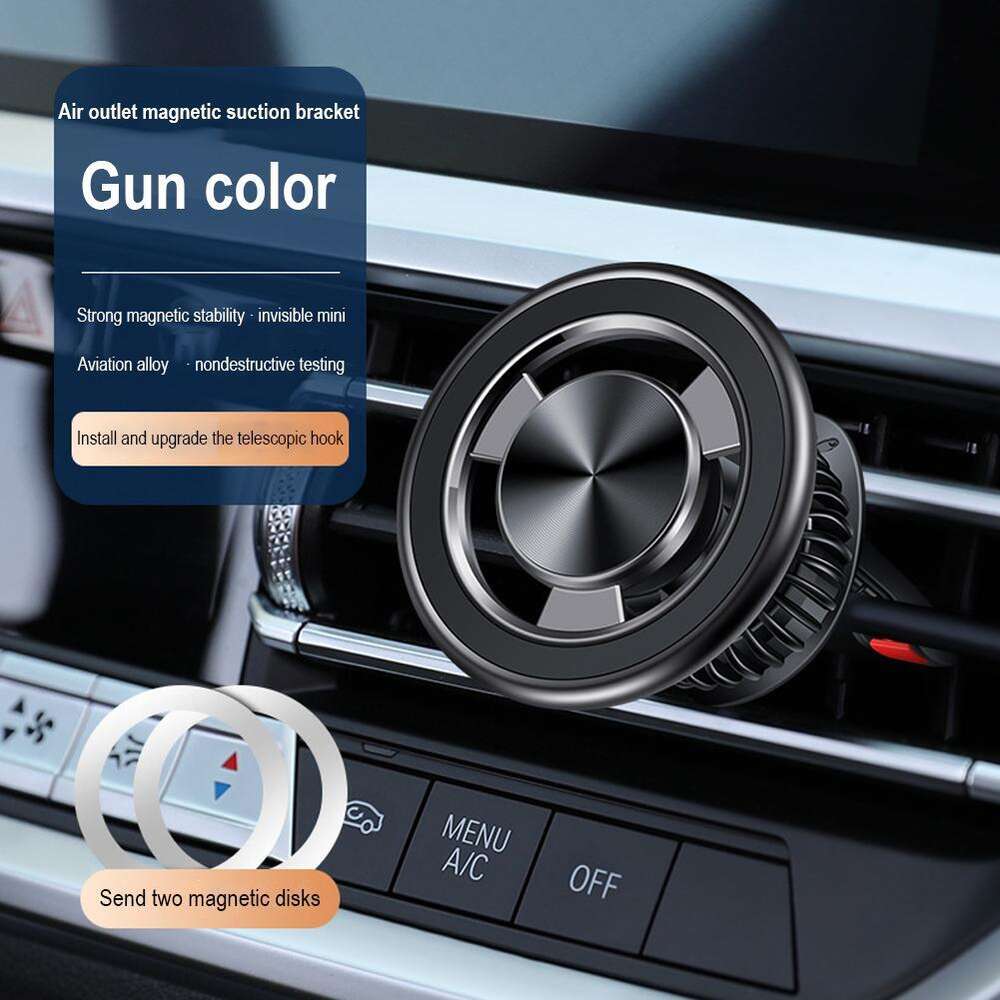 New Magnetic Holder For Iphone 14 13 12 Car Air Vent Clip GPS Cellphone Mount Phone Bracket