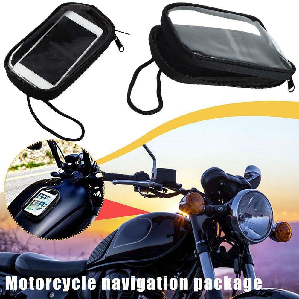 Réservoir de carburant magnétique pour moto, pochette étanche pour siège portable, support de sac Transparent pour téléphone, cellule d'huile Ph N8r7, nouveau