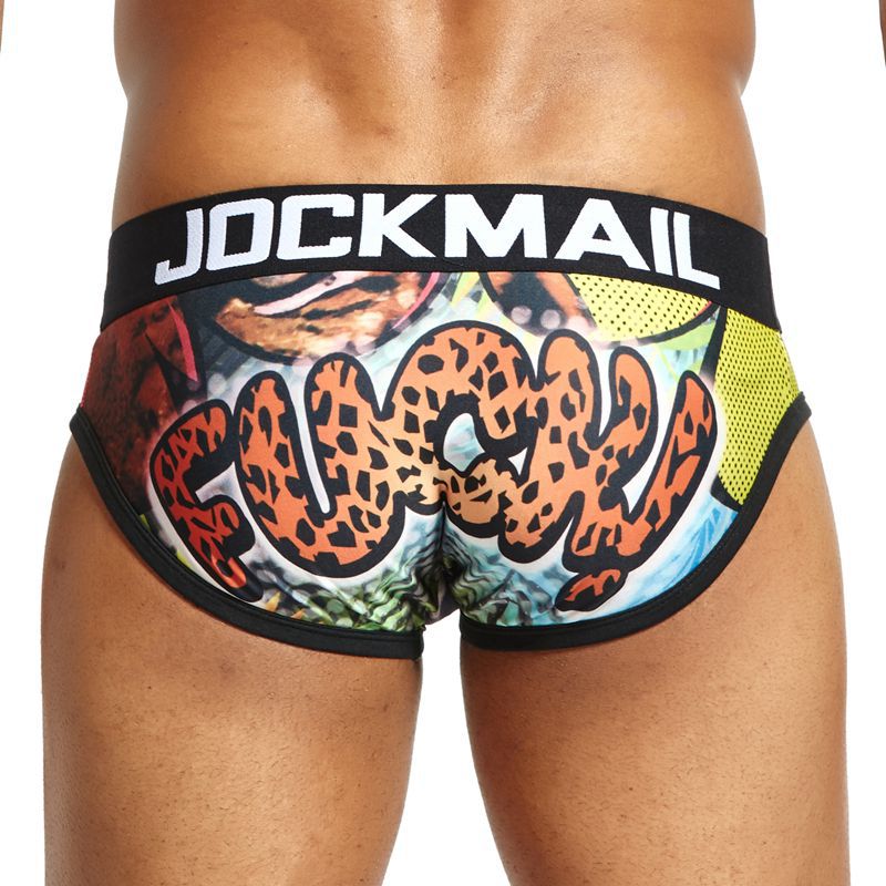 Jockmail 남자 속옷 브리핑 면화 u 볼록한 섹시한 남자 브리프 슬립 cueca masculina 남성 팬티 comcinha 게이 속옷 jm330