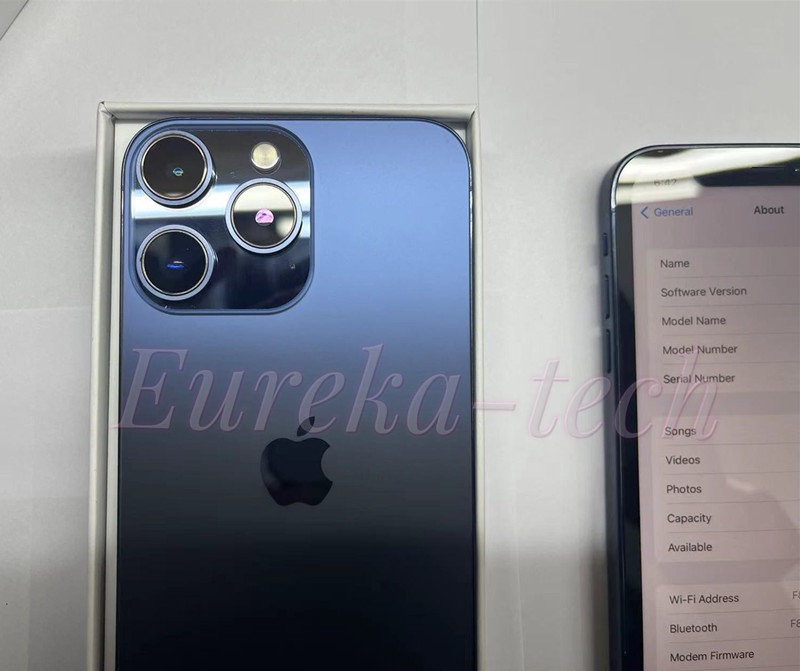 Original Unlocked iPhone X Konvertera till iPhone 15 Pro -mobiltelefon med 15 Pro Camera -utseende 3G RAM 64 GB 256 GB ROM Mobiltelefon