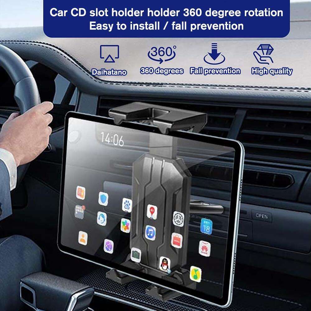 Support de montage à fente CD 2 en 1, pour tablette, téléphone portable, opération à une main, accessoires d'intérieur de voiture, mise à niveau 1 pièce