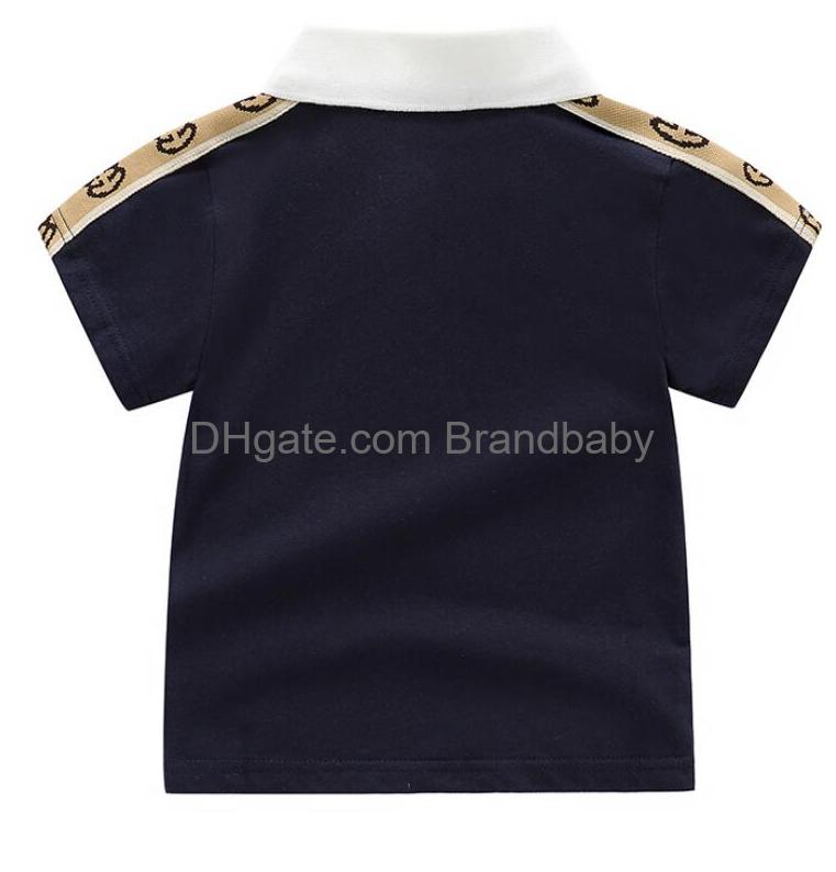 Kids Shirts Baby Boy Girl Kids Summer High Quality Shortsleeved Cotton Clothes Old80-120