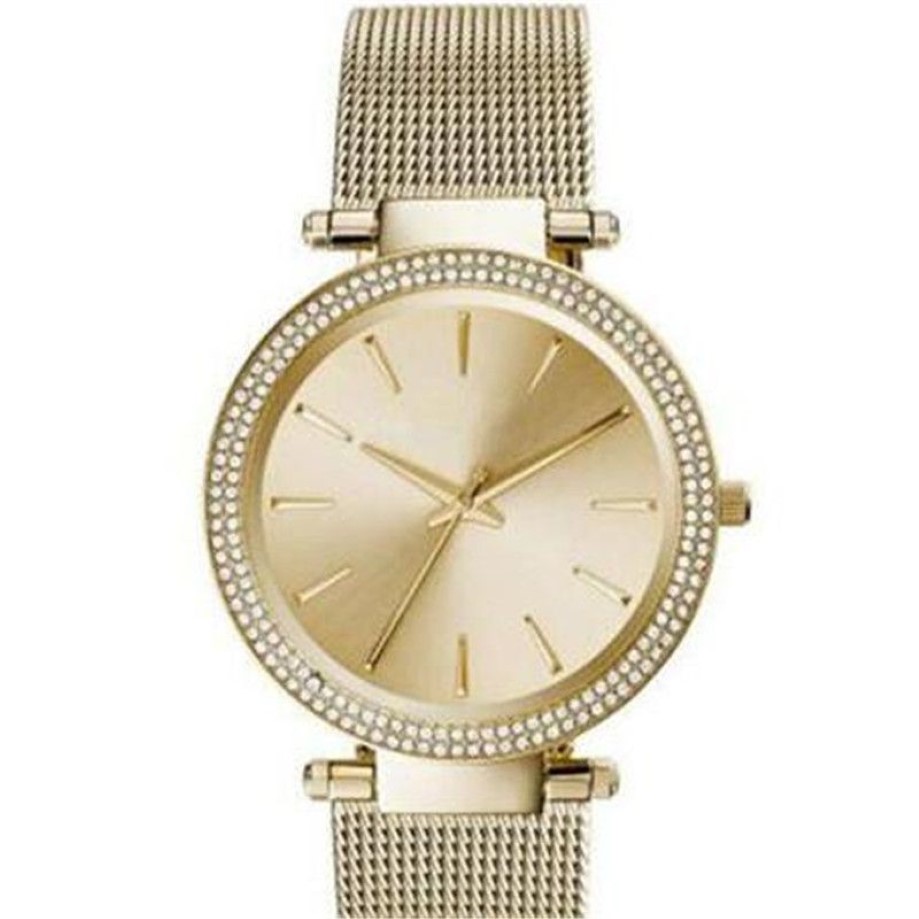 Gota m3367 m3368 m3369 qualidade superior feminino relógio de quartzo diamante relógios pulso aço inoxidável original box192q