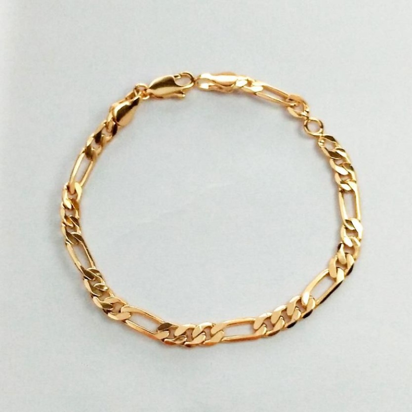 Link chain 16cm ouro bebê pulseiras link crianças pulseira bebe criança presente criança jóias pulseras bracciali braçadeira braclet b0810261f