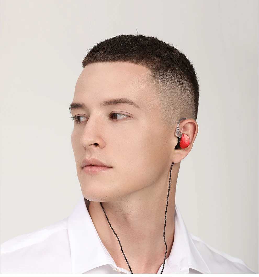 Cell Phone Earphones TRN V90S 5BA+1DD Metal Headset Hybrid HIFI Bass Earbuds In Ear Monitor Noise Earphone Noise Cancelling Earbuds Sport Headphone YQ240304