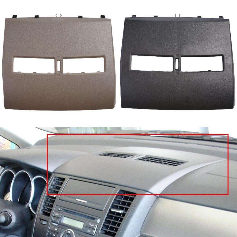 Uppgradera efterbehandlar-instrument Cover Air Conditioner Outlet Panel för Nissan Tiida 2005-2011 LHD Hållbar bil Interiörstillbehör Uppgradering