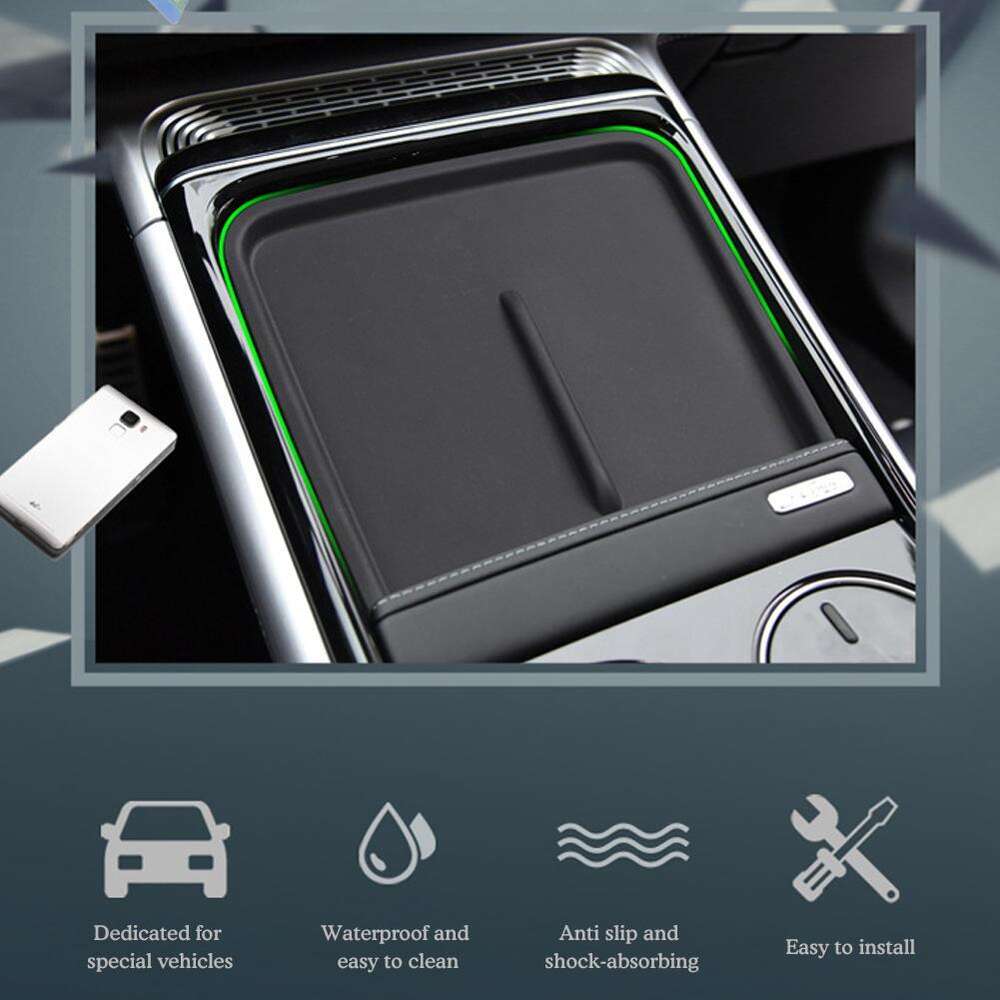 New Non-Slip Central Console Wireless Charger Pad Silicone Wear-Resistant For Xpeng G9 Dustprooof Mat Car Interior Accessories New