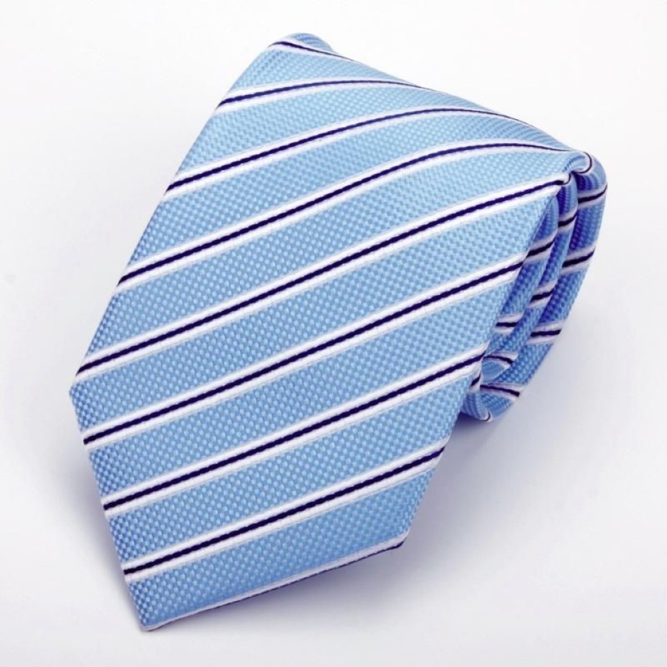 Cravates de cou classiques 8 5cm à la main Jacquard rayé cravate nano étanche fête d'affaires emballage cadeau YJ4712670