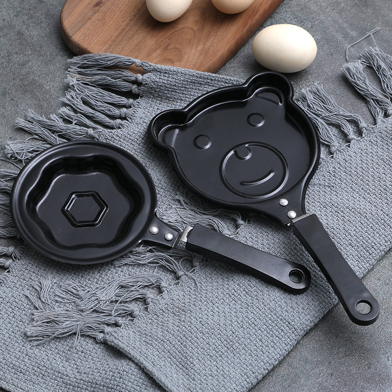 Mini 12 cm Frühstück Ei Braten Topf Ei Form Pan Flip Omelett Form Antihaft-Bratpfanne Pfannkuchen Maker Küche werkzeuge