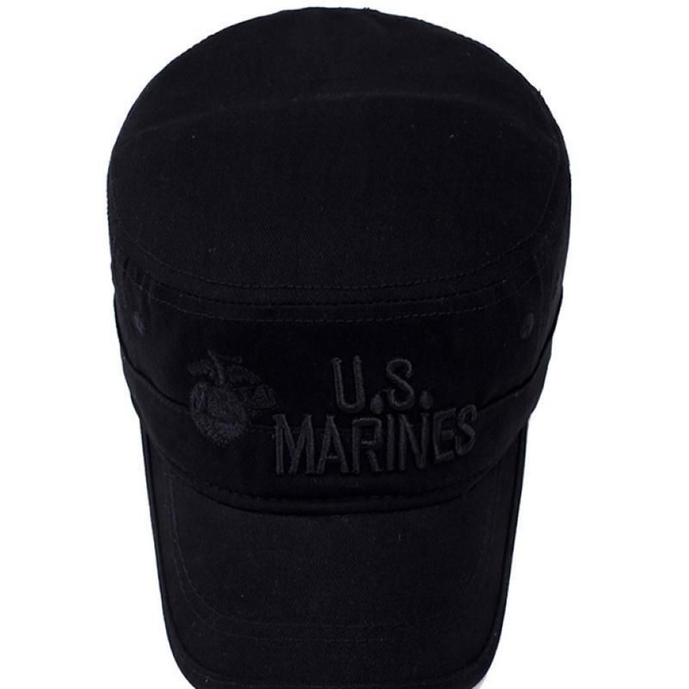 United States Us Marines Corps Cap Hat Hats Camouflage Flat Top Hat Men Cotton Hhat Usa Nav sqckxw whole2019223K