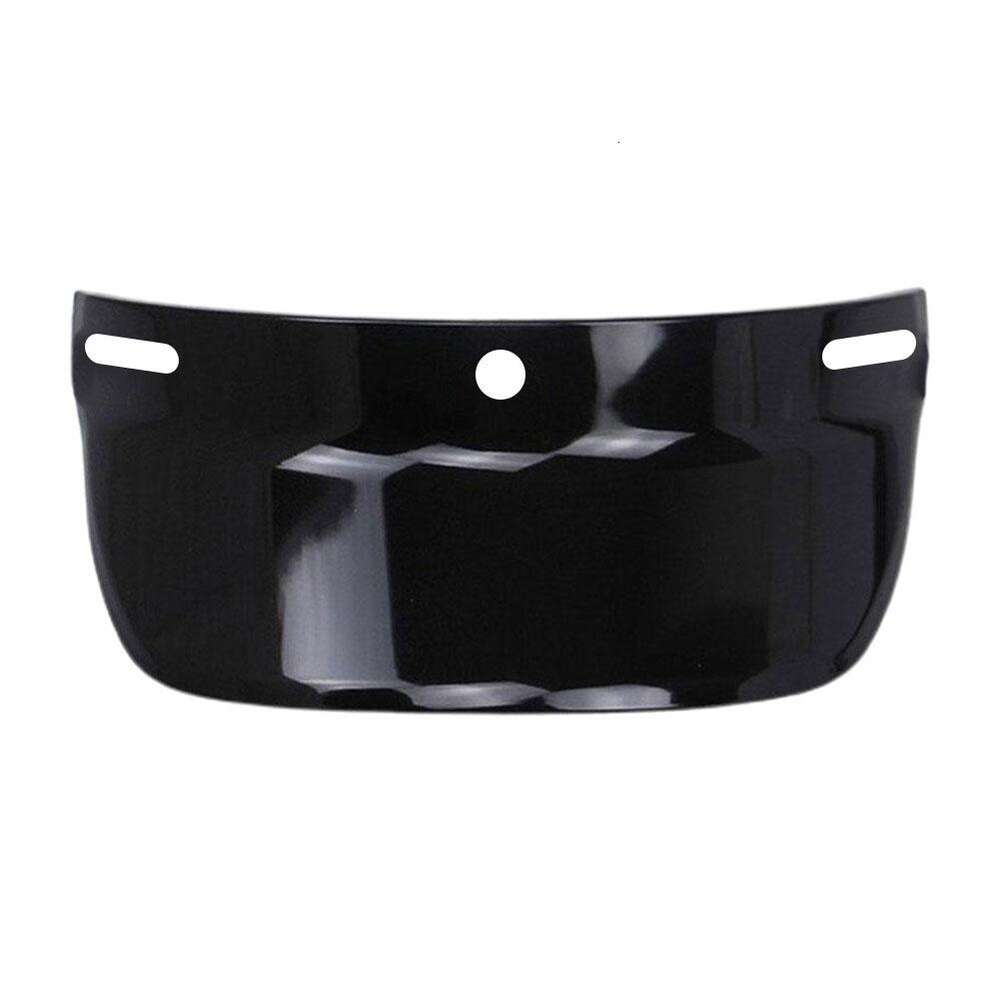 Atualizar viseira aberta universal com design de 3 snaps vintage e capacete facial protetores solares para motocicleta anti-uv sol o2y2