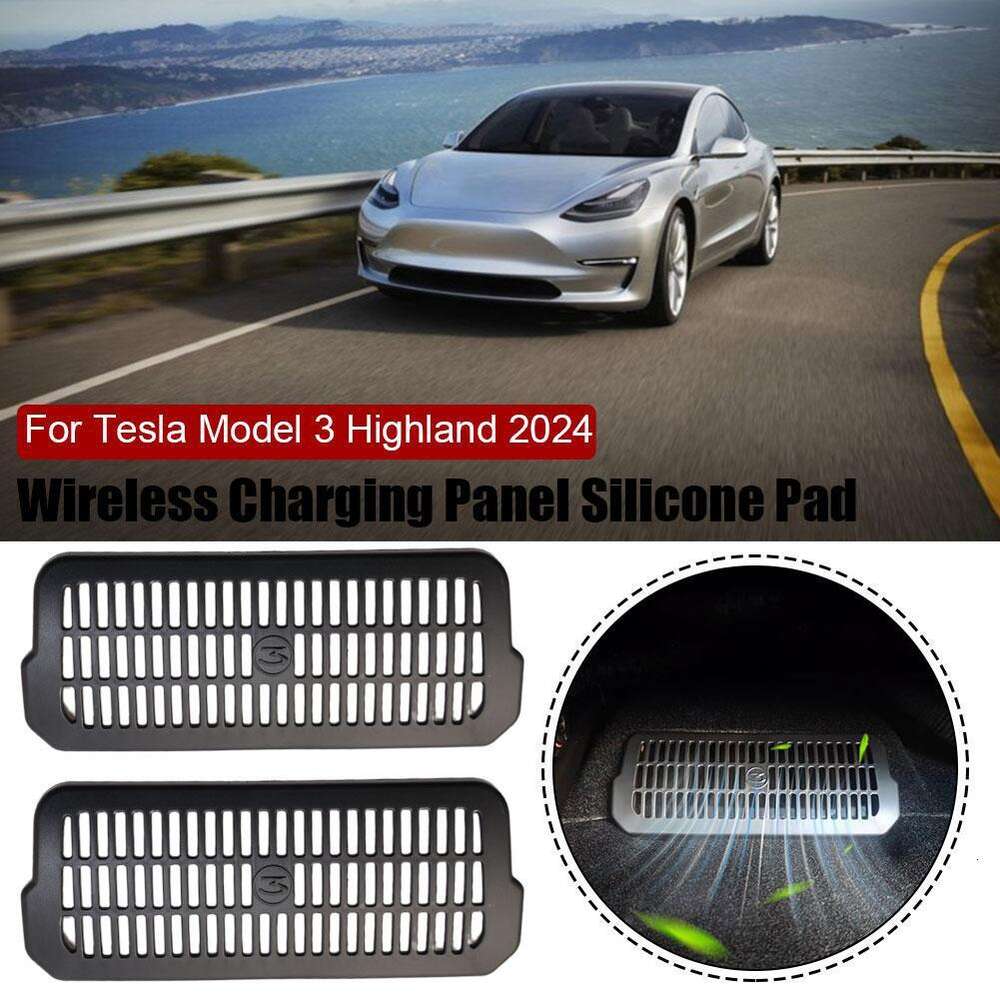 Protection de sortie d'air sous le siège, 2 pièces, pour Tesla modèle 3 Highland 2024, couvercle anti-poussière pour ventilation inférieure, accessoire de voiture, mise à niveau