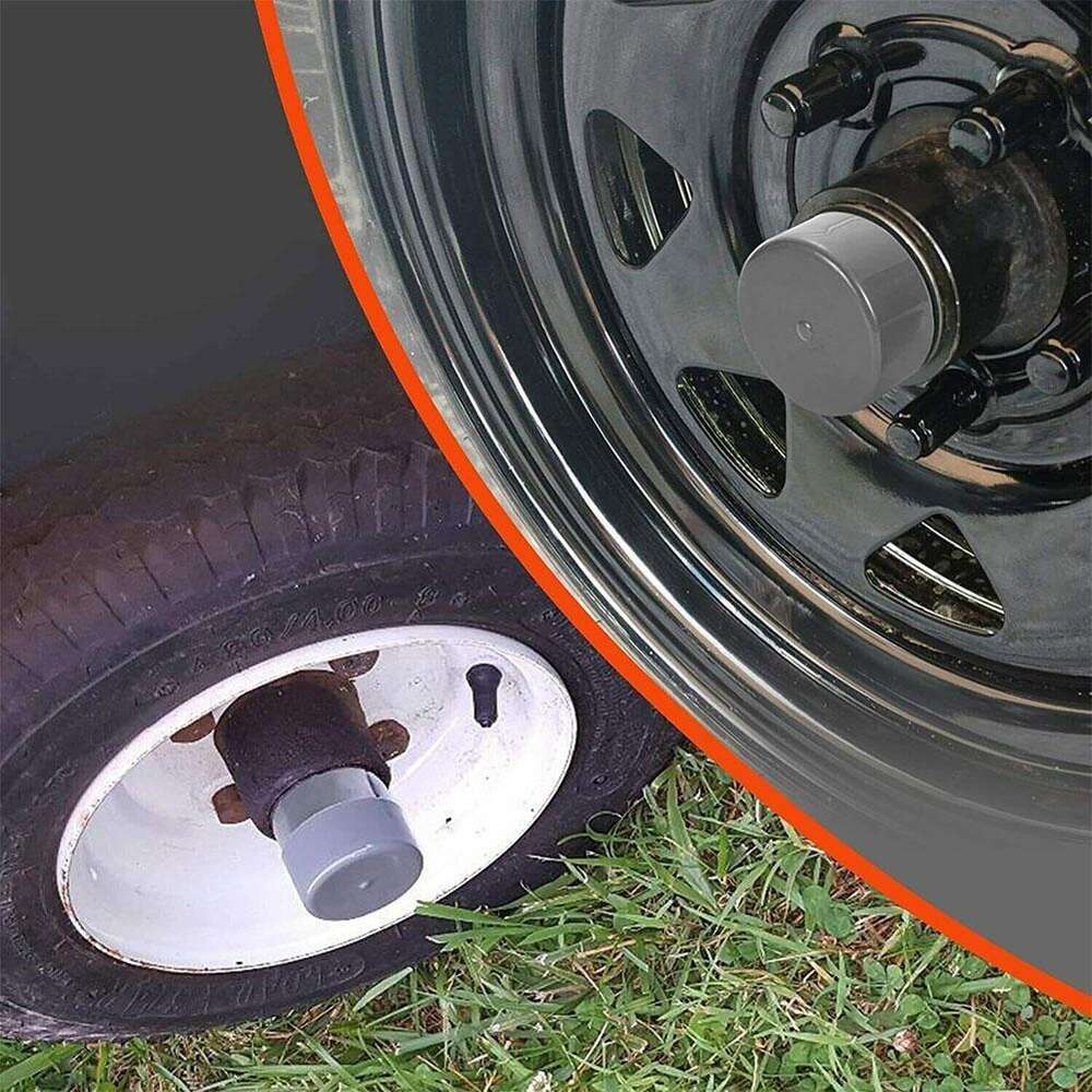 New Rubber Covers Car Wheel Center Hub Cover Replacement For Trailer Boat 1.98Inch Bearing Dust Cap