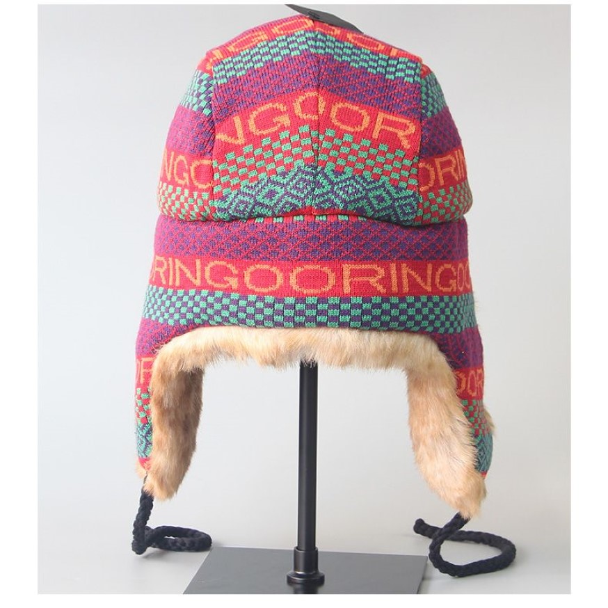 Kış sahte kürk ekose tuzakçı şapka kayak sıcak av şapkası kulak kanatları tasarımcıları kova şapka moda şapka kış şapkaları New301p