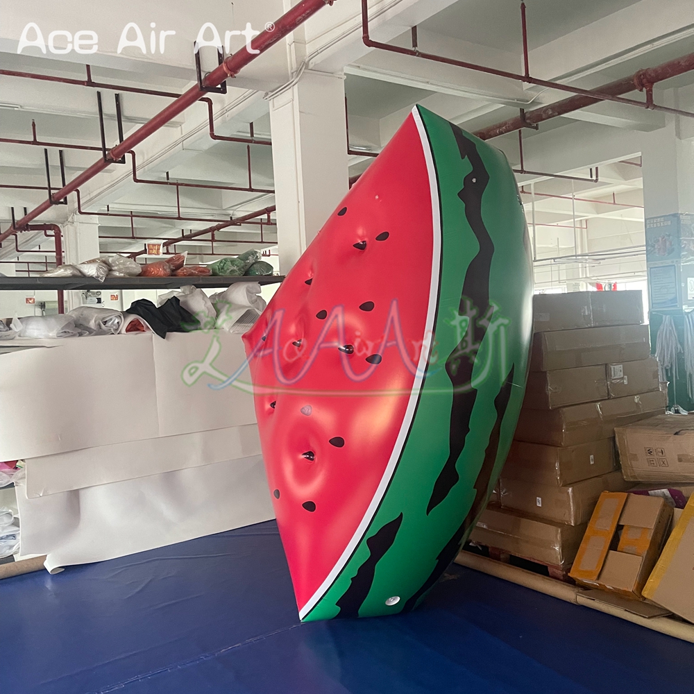 3m H PVC Inflatable Watermelon Fruit Model with Air Pump for Outdoor Display or Fruit Party