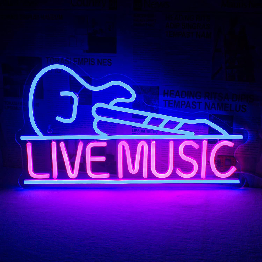 3D Night Light - 3D Engraving LED Light sign Signboard lights LED backboard neon light billboard