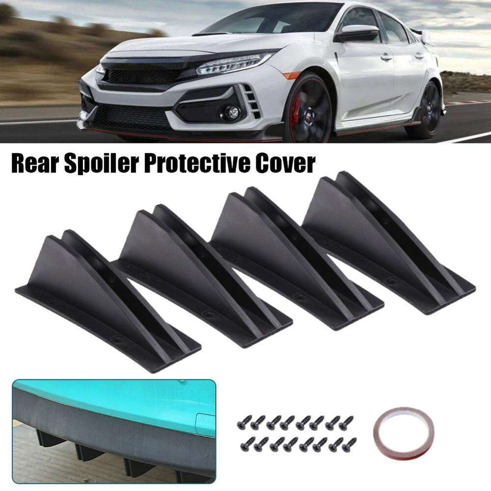 Novo protetor universal guarda spoiler pára-choques lábio divisor traseiro acessório do carro difusor resistente a riscos dur x5o4