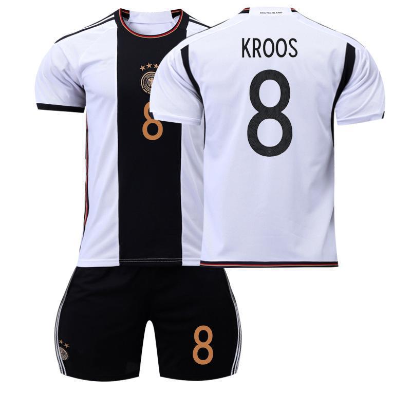 23 Deutschland Heimtrikot Nr. 13 Müller 19 Sane 7 Haverz 8 Kroos Fußballanzugset