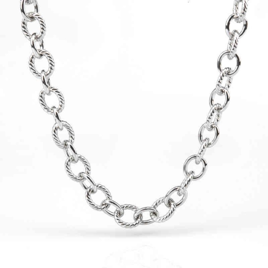 Chaînes ed Câble Bijoux Charme Colliers Femmes Designer Collier Or Argent Madison Chaîne Moyen Colliers Hommes Party Punk 44C272C