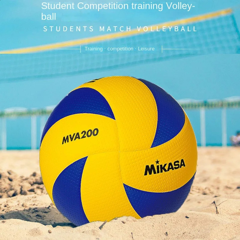 Rozmiar marki 5 PU Soft Touch Volleyball Oficjalny mecz MVA200 Siatkówki Wysoka jakość w środkowej siatkówce piłki siatkówki 240301