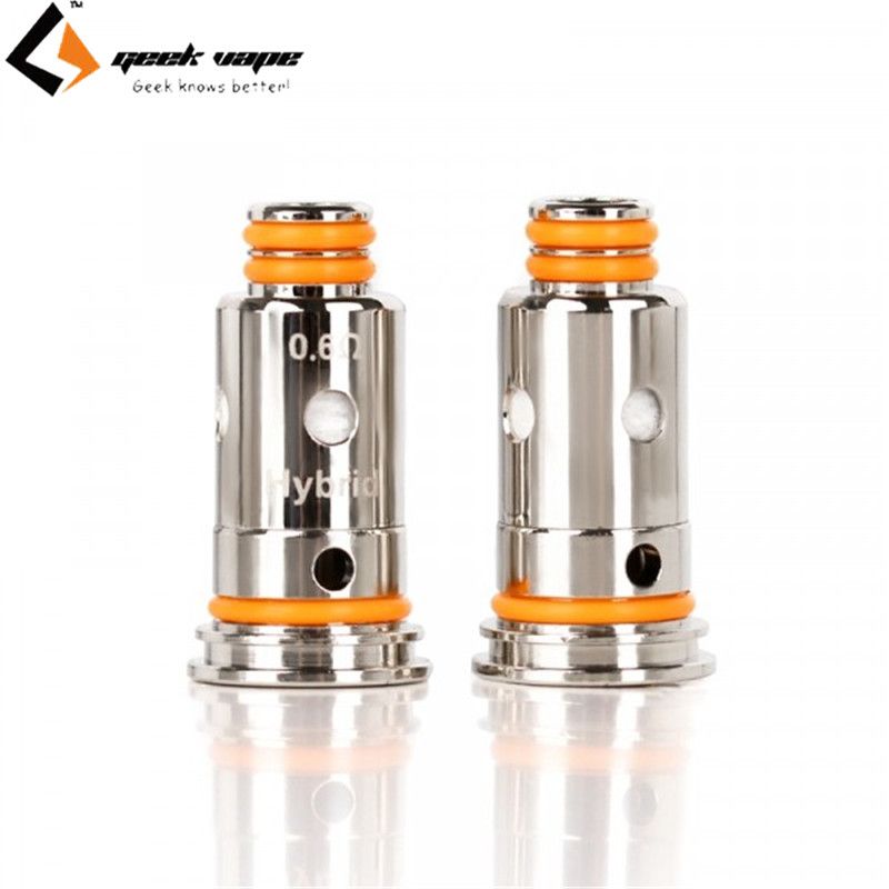 GeekVape G Mesh Coil 0.6ohm / G KA1 Coil 1.2ohm /G 0.8ohm 1.0ohm Fit Digiflavor DU Pod/Wenax Stylus/AP2 Kit E Cigarrillo Vaporizador Auténtico / Pack