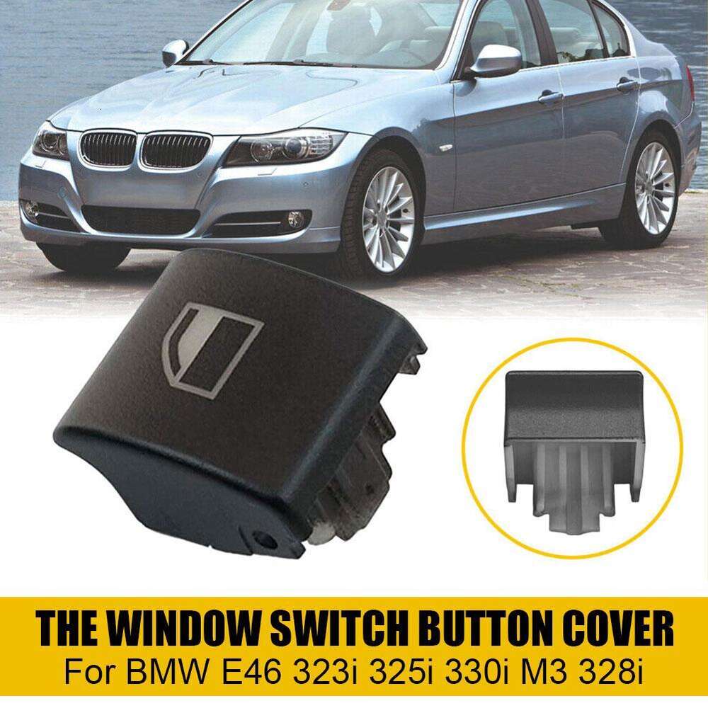 Novo interruptor dianteiro esquerdo ou direito janela botão de vidro quadro capa adequado para vários acessórios automotivos a9m5